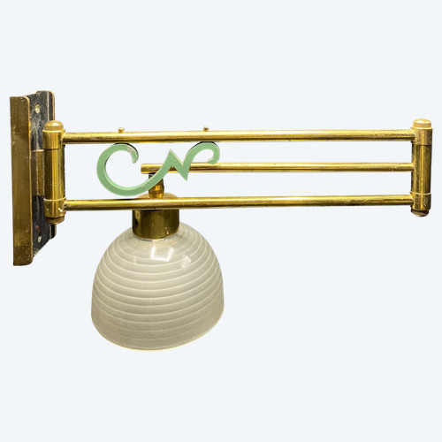 BRONZEFARBENE WANDLEUCHTE