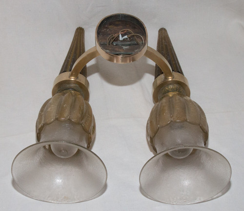 Paire d'Appliques De Murano, Seguso  Années 40