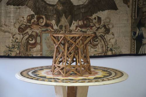Bock, Meisterwerk eines Zimmermannsgesellen, Frankreich. Zweite Hälfte des 19.