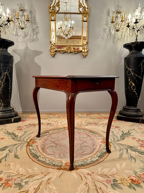 Schreibtisch Aus Nussbaum Epoche Louis XV Um 1750