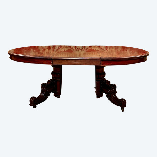 Restoration Period Mahogany System Dining Table circa 1830 (4m)