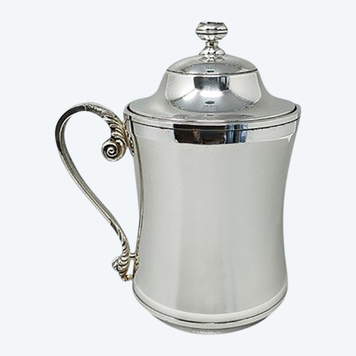 1960s Stunning Ice Bucket by Aldo Tura for Macabo. Made in Italy.
