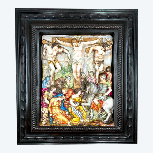 CRUCIFIXION Capodimonte - Naples, Italie - Fin du XVIIIème siècle 