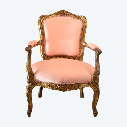 Pair Of Armchairs From The Rococo Period, France, 18th Century