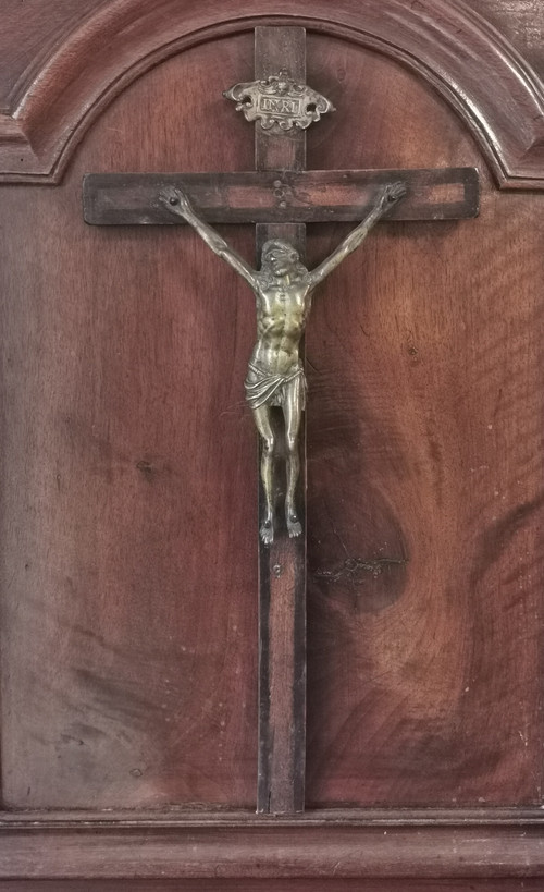 Cristo in bronzo sulla croce XVII secolo