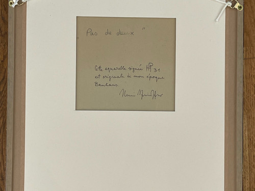 Henri PFEIFFER (1907-1994),  « Pas de deux », 1931