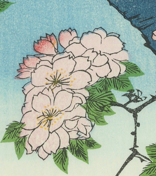 Hiroshige Utagawa, Japanese woodblock print, The Hundred Views of Edo, no. 35: The Sumida-gawa River