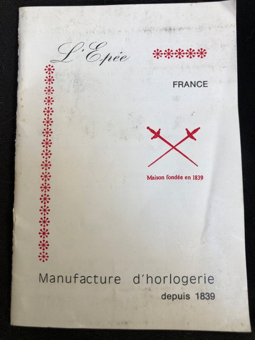 Pendule d'officier à sonnerie de marque L’Épée modèle la Marquise travail des années 50