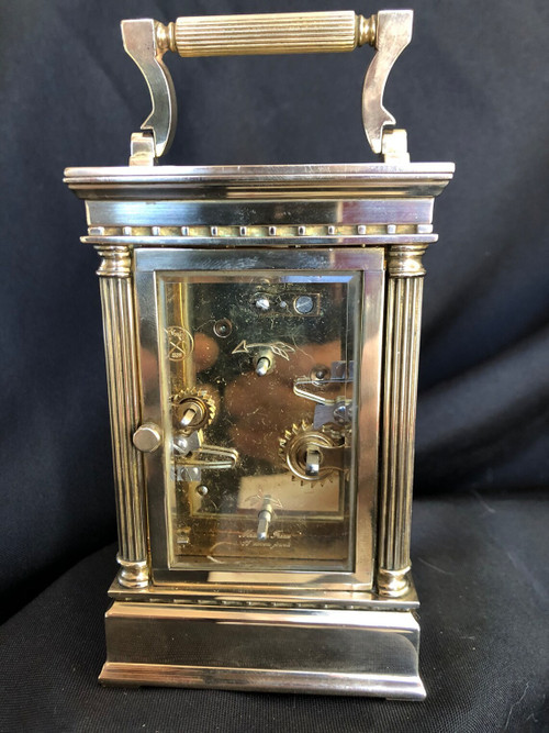 Pendule d'officier à sonnerie de marque L’Épée modèle la Marquise travail des années 50