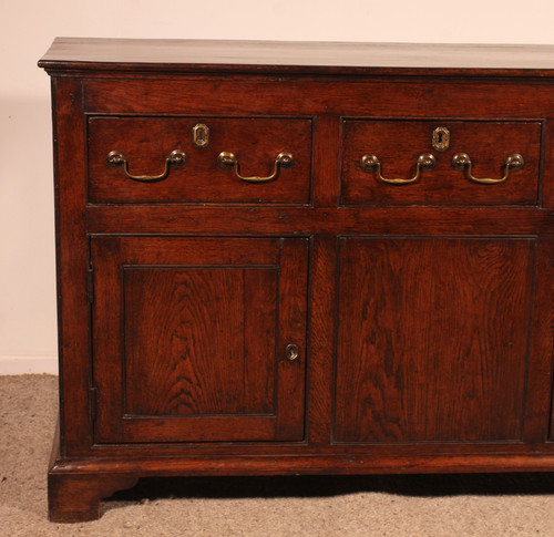 Credenza a 3 cassetti in rovere - XVIII secolo