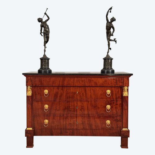 Cuban Mahogany Commode from the Consulate Period Circa 1800
