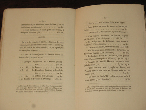 Les porcelaines de Sèvres de Mme du Barry Les mémoires de la manufacture par C. Davillier