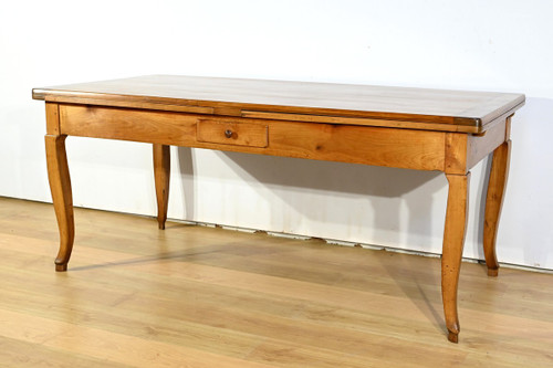 Table Régionale en Merisier, style Louis XV – Milieu XIXe