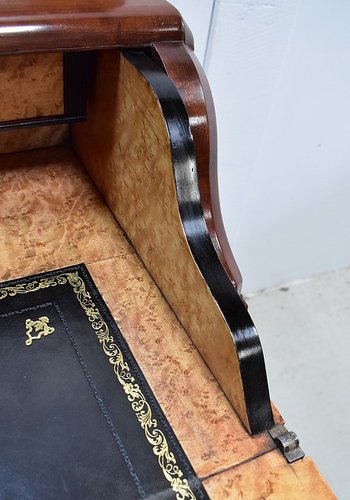  Piccola Scrivania Cubana in Mogano, Periodo Napoleone III - Metà XIX Secolo