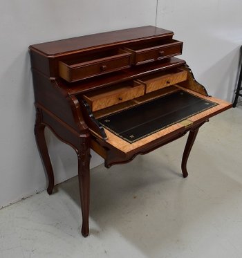  Piccola Scrivania Cubana in Mogano, Periodo Napoleone III - Metà XIX Secolo