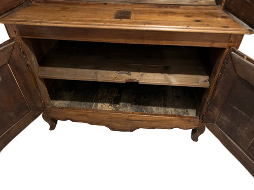 Bauernhaus-Sideboard aus dem 18. Jahrhundert aus Walnussholz