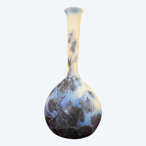 Piccolo vaso firmato Émile Gallé (1846 - 1904), XIX secolo