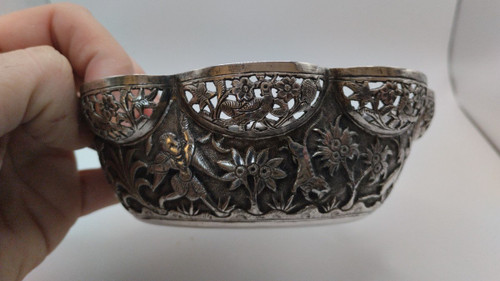 Polylobed Cup - Sterling Silver - Burma - Late 19th Century.