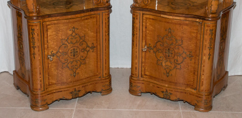 Paire De Meubles d'Appui Siciliens milieu XIXe