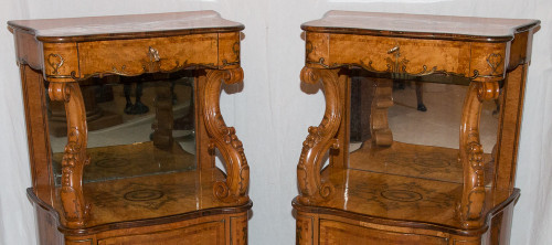 Paire De Meubles d'Appui Siciliens milieu XIXe