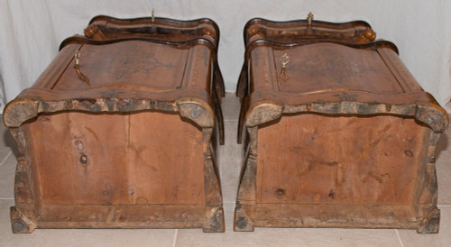 Paire De Meubles d'Appui Siciliens milieu XIXe