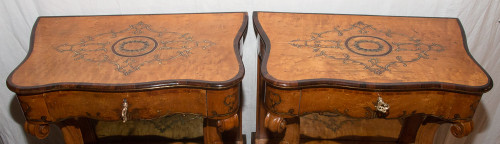 Paire De Meubles d'Appui Siciliens milieu XIXe