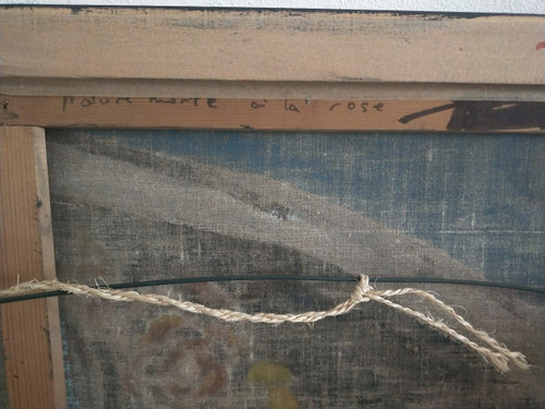 Christian Duriaud (1944) Großes Ölgemälde auf Leinwand Stillleben mit Rosen 69