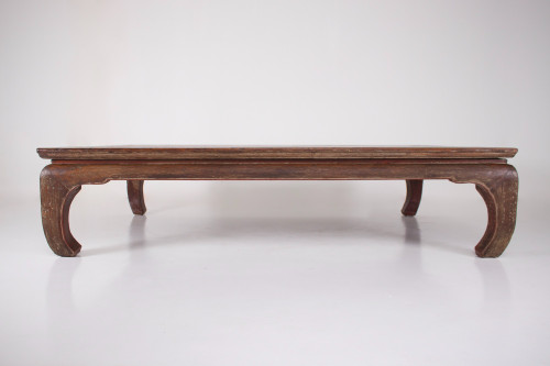 Imposing “Kang” coffee table known as opium table, China.