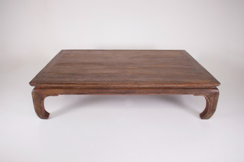 Imposing “Kang” coffee table known as opium table, China.