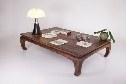Imposing “Kang” coffee table known as opium table, China.