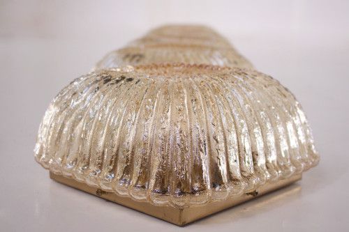 „Bonbonnière“-Wandleuchten im Barovier & Toso-Stil