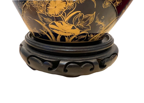 Table lamp in Japanese style with maritime Asian decor