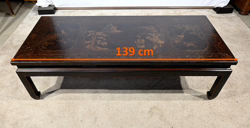 Importante Table Basse Asiatique – Milieu XXe