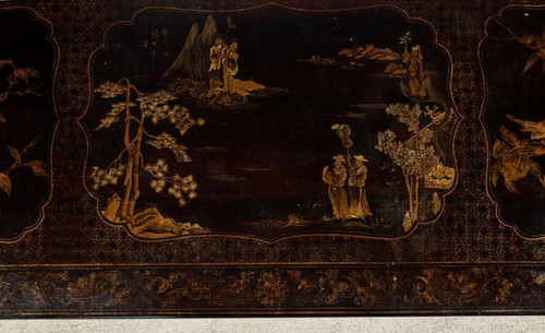 Importante Table Basse Asiatique – Milieu XXe