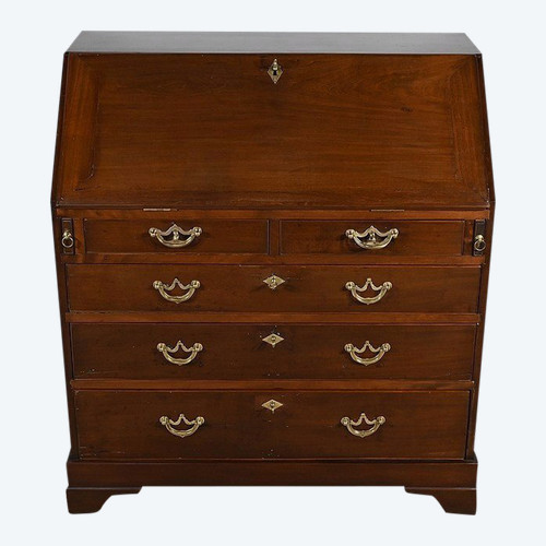 Commode Scribanne en Acajou massif, époque Géorgienne, Angleterre – XVIIIe