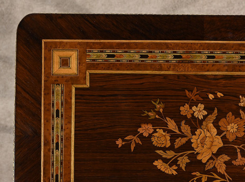 Petite Table de Salon style Louis XVI, époque Napoléon III – Milieu XIXe