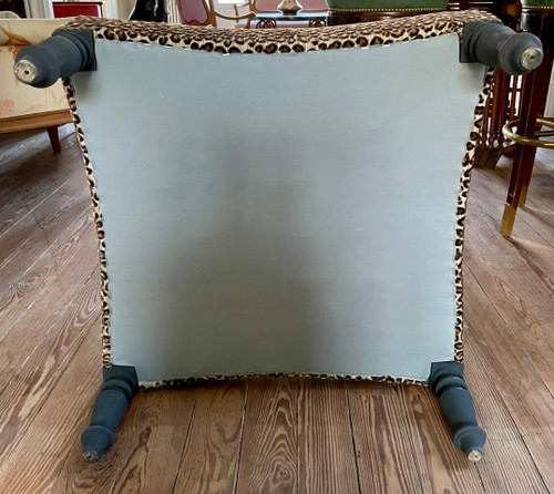 Pouf/ Napoleon III side chair