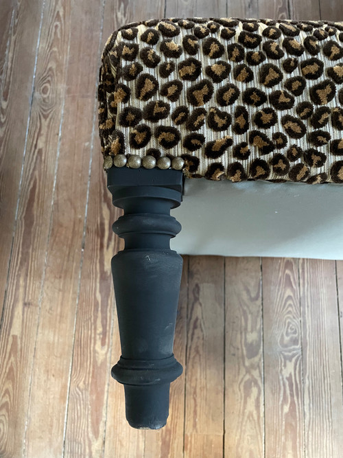Pouf/ Napoleon III side chair