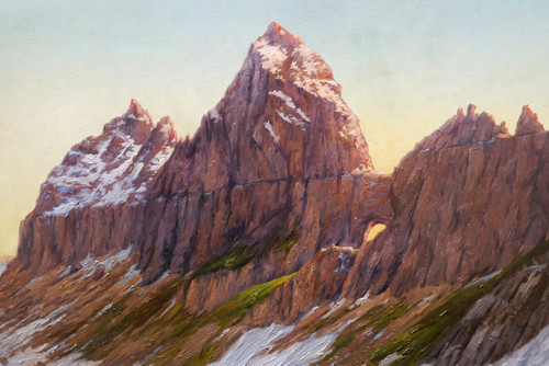 Elsa KÖBERLÉ, Vue idéalisée du Gross Spannort en Suisse