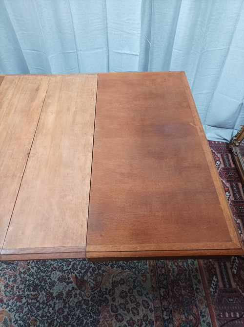 Table en chêne style Art Déco