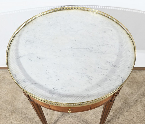 Table Bouillotte en Acajou, style Louis XVI – Milieu XXe