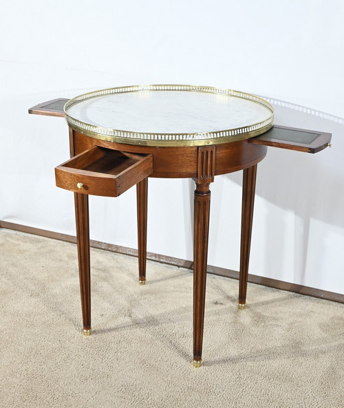 Table Bouillotte en Acajou, style Louis XVI – Milieu XXe