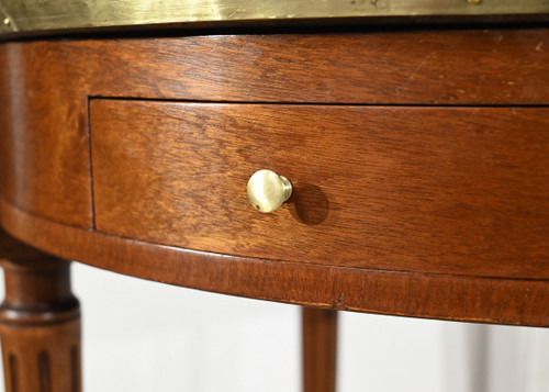 Table Bouillotte en Acajou, style Louis XVI – Milieu XXe
