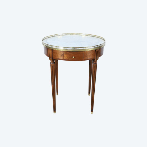 Table Bouillotte en Acajou, style Louis XVI – Milieu XXe