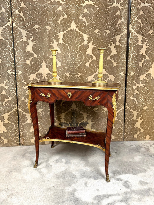 Living room table in the style of LINKE