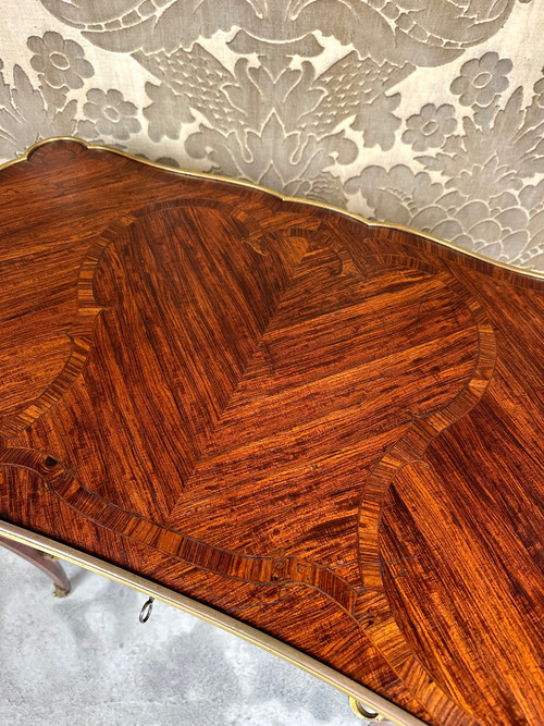 Living room table in the style of LINKE
