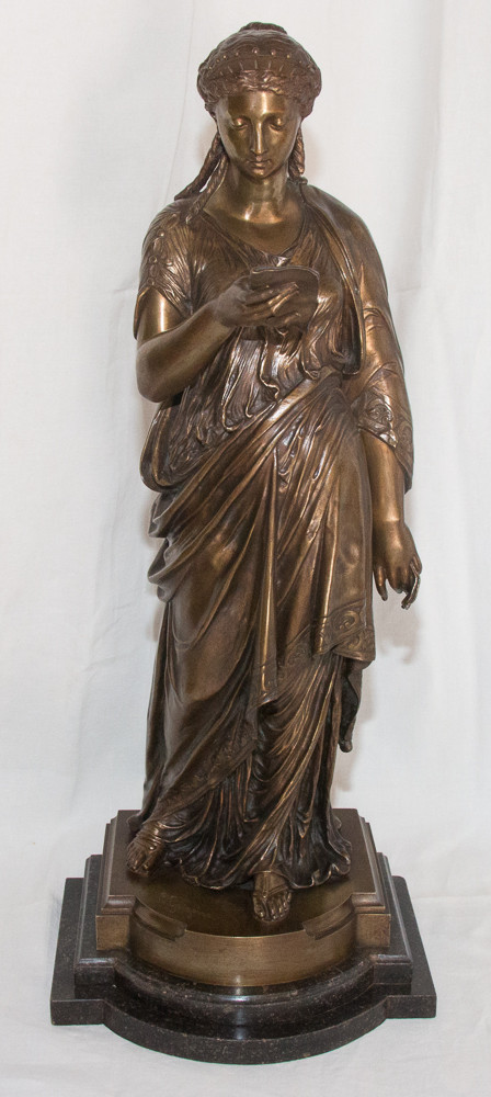 Bronzo Il lettore L Grégoire 1840-1890