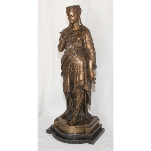 Bronzo Il lettore L Grégoire 1840-1890