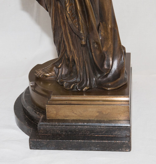 Bronzo Il lettore L Grégoire 1840-1890