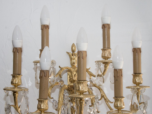 Pair Of Gilt Bronze Sconces Napoleon III Period